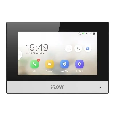 F-VI-3442HPWE1 7“ гибридный IP видеодомофон с Wi-Fi