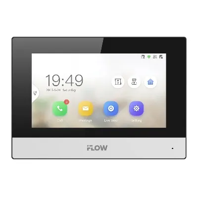 F-VI-3442HPE1 7“ гибридный IP видеодомофон